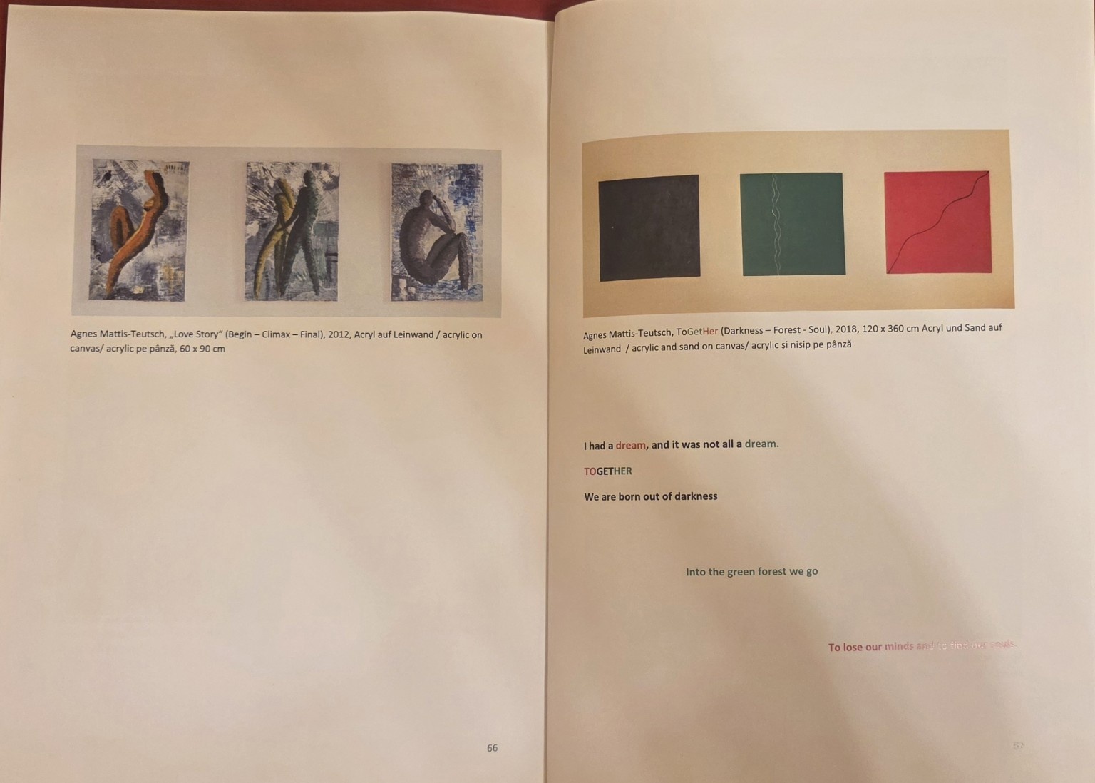 Catalog Eternitatea modernității · Agnes Mattis-Teutsch · lucrări publicate